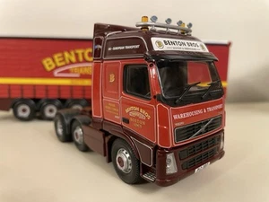 CORGI CC14005 VOLVO FH Truck and Curtainside Trailer - BENTON BROS Lincolnshire - Picture 1 of 20