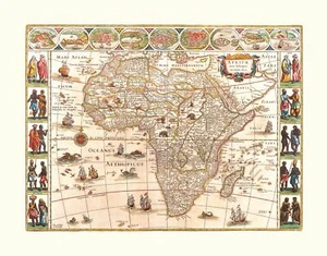 Historic Map - Africa - Blaeu 1630 - 29.38 x 23 - Vintage Wall Art - Picture 1 of 20