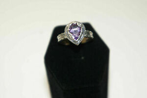 SILPADA CATHEDRAL 925 Sterling Silver Amethyst Ring R2978 Size 6