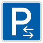 Schild I Verkehrszeichen Parken Mitte Nr.314-30 Alu RA0 reflektierend 60x60cm