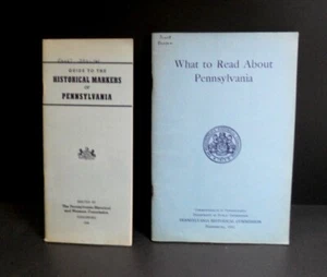 FOLLETOS HISTÓRICOS DE PENSILVANIA DE COLECCIÓN DE 1940 ~ LOTE DE 2 piezas ~ - Imagen 1 de 2
