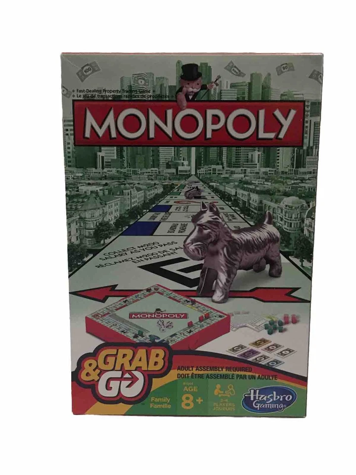 Monopoly Grab & Go (Parker Brothers, Complete) - Image 1 of 1