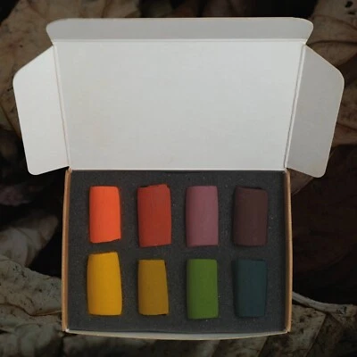 Unison Artists Soft Pastel Box Set - 8 Half Sticks - AUTUMN Colours - Image 1 of 4