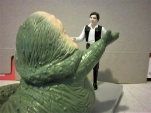 Vintage 1997 Star Wars Han Solo & Jabba the Hutt Applause 4x7 inch Statue MIP - Bild 1 von 3