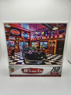 Jigsaw Puzzle Wheels Series "Black Beauty" 750 Piece Jigsaw Puzzle W/Poster - Image 1 of 4