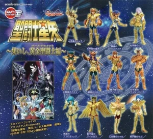 Saint Seiya HGIF Gathered Gold Saints Komplettsatz 12 Kapseln Spielzeug Mini Figur - Bild 1 von 5