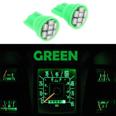 Kit de bombillas LED para tablero de instrumentos de grupo de calibre lámparas verdes para Ford 75-91 E100 - furgoneta E350 Foto 1 de 4