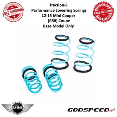 Muelles reductores Godspeed Traction-S Performance para Mini Cooper 2012-2015 (R58) Foto 1 de 4