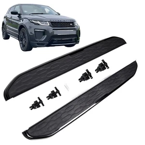 Dynamic Side Steps Stealth Black Running Boards Fits Range Rover Evoque 2011-18 - Picture 1 of 14
