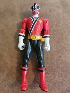 Bandai Power Rangers Super Megaforce Samurai rot 4,5" Figur lose ohne Schwert  - Bild 1 von 5