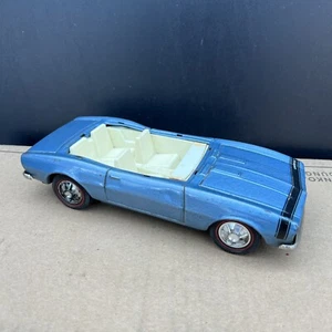 Vintage Pressed Steel Blue Chevrolet Camaro Model Car Made In Japan - Picture 1 of 8