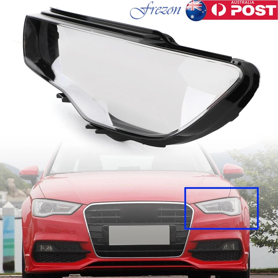 Headlight Cover Headlamp Lens Left For Audi A3 2013-2016 Clear AUS - image 1 of 4