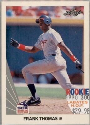 1990 Leaf BB 177-352 Buy 1-50% OFF 2nd Thomas-Walker-Sosa-Griffey-Nolan-Brett - Image 1 of 4