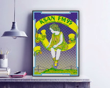 KSAN FM 95 Radio Station San Francisco (1975) Vintage Poster Reproduction Print