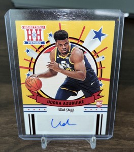 2020 Panini Chronicles Hometown Heroes Red Udoka Azubuike #HH-UDO Rookie Auto RC