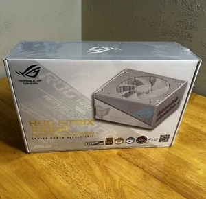 ASUS ROG STRIX 1000W Gold Aura White Edition Power Supply PCIe 16-Pin ATX12V - Photo 1/4