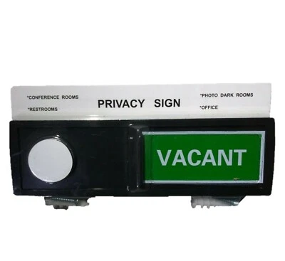 Privacy Sign Vacant Occupied Use Privacy Room Sign Indicator For Home Office NEW - Image 1 of 4