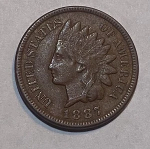 1887 Indian Head Cent W/ Excellent Details - Picture 1 of 3