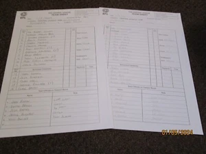 SUNDERLAND   U21'S  v  DERBY COUNTY   U21's  2023/24  MAY 1st 2 DIFF TEAM SHEETS - Picture 1 of 1