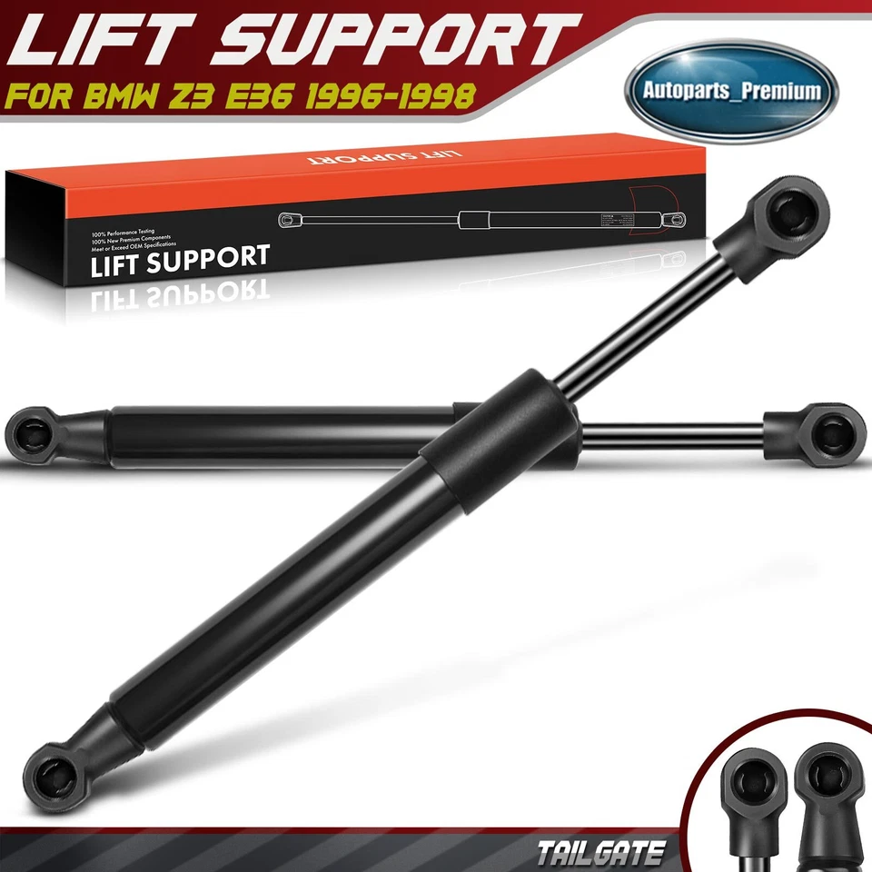 2x Suporte de Elevação da Porta Traseira do Tronco Amortecedores Apoios de Suspensão para BMW Z3 E36 1996 1997-2002 - Imagem 1 de 4