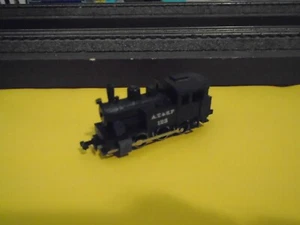 LOCOMOTIVA A VAPORE TRIX / ATLAS 0-6-0 - SANTA FE #ATSF 123 N - Foto 1 di 6