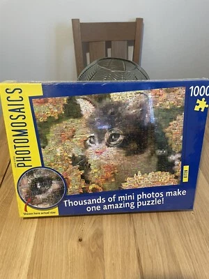 Paul Lamond Games Kitten Photomosaics 1000 Piece Jigsaw Puzzle New & Sealed  - Image 1 of 4