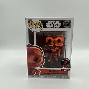 Funko Pop San Francisco Giants Star Wars C-3PO Orange Metallic Special Event 360 - Picture 1 of 9