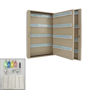 Cassetta serratura 240 ganci portachiavi da parete beige piastra acciaio laminato a freddo - Foto 1 di 24