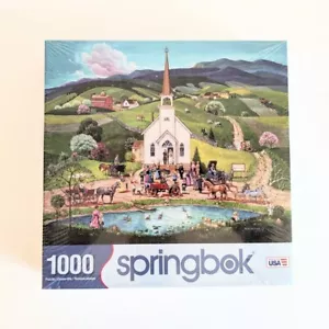 Springbock Puzzle "Frühlingshochzeit" Kirche Land Bob Pettes neu versiegelt - Bild 1 von 2
