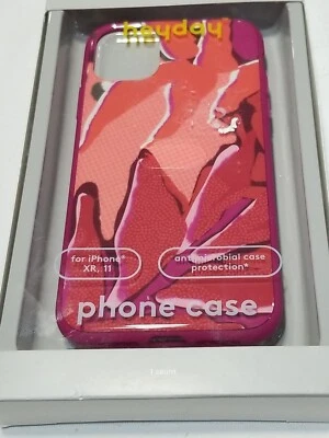 Heyday Apple iPhone XR / 11 Funda Antimicrobiana (Rojo Botánico) Foto 1 de 4