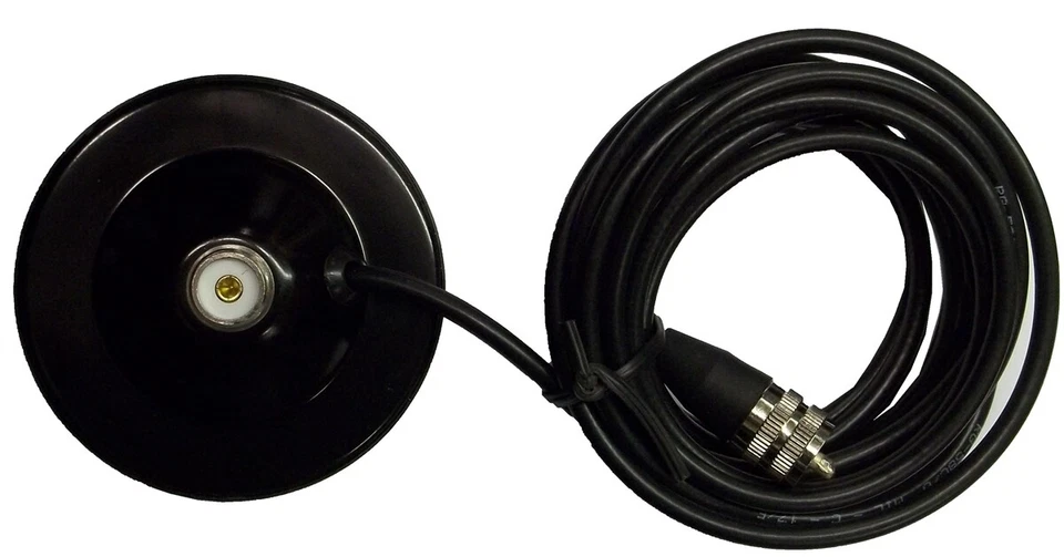 SO-239 Mobile Antenna Magnetic Mount Jetstream 3.5” With Cable & PL-259 - Image 1 of 1