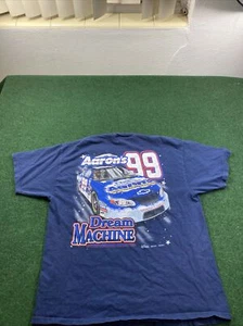 NASCAR #99 Michael Waltrip Aaron's Dream Machine Graphic Shirt Very rare Chase - Picture 1 of 10