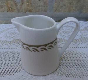 Syracuse China Syralite LAGUNA Nautical Ocean Wave Tan  CREAMER w Handle - Picture 1 of 3