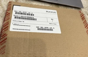 Ruckus 10G-SFPP-LR-S 10GbE SFP+ Transceiver Module NEW - Afbeelding 1 van 2