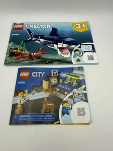 Set of 2 Pre-Owned Lego Instruction Booklets in Good Condition - Picture 1 of 2