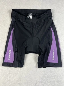 EWKOON Damen gepolsterte Fahrrad Bike Shorts XL schwarz lila Fahrrad - Bild 1 von 6