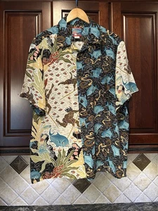 Joe Kealoha Reyn Spooner Hawaiian Shirt Mens XL Dietrich Valez Fishing Coral - Picture 1 of 8