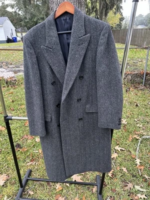 Adolfo Men’s Wool Coat 38R - Image 1 of 4
