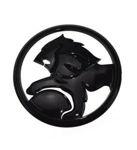 Holden Gloss Black Metal Boot Badge Emblem 95mm for Commodore VY VZ SS SV6 NEW - Foto 1 di 1