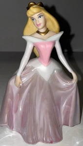 Vintage Disney Sleeping Beauty Porcelain Figurine 6" Tall Glossy Figure  - Picture 1 of 7
