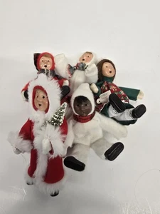 5 Vintage Byers Choice Weihnachtslieder Kinder im Schneeanzug - Bild 1 von 10