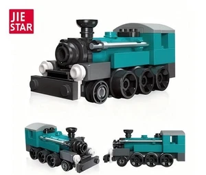 Lego Zug Minitrain 71 Stk Retro Steam Train Locomotive Spielzeug - Bild 1 von 5