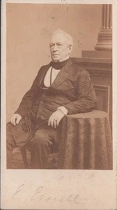 Photograph / 1861 Edward Everett CDV Americana - Imagen 1 de 2