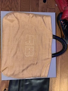 Balenciaga Vintage Logo Tan Tote Bag - Picture 1 of 7