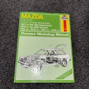 Mazda 323 RWD (1977-1985) Haynes Workshop Manual 1989 Print - Picture 1 of 3