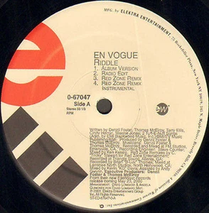 EN VOGUE - Riddle - Elektra - Picture 1 of 2