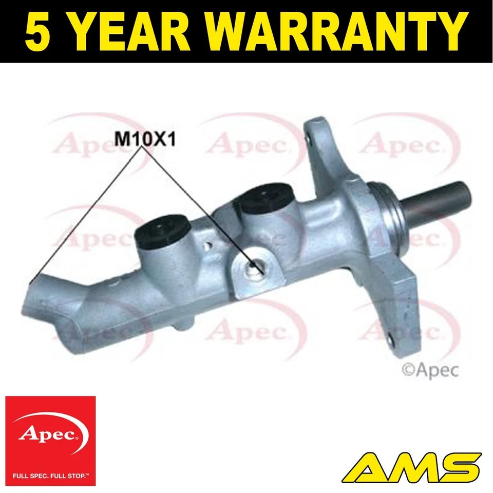 Fits Toyota Corolla 1999-2008 1.4 D 1.6 1.8 2.0 Brake Master Cylinder Apec - Image 1 of 2