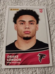 2022 DRAKE LONDON PANINI STICKER NFL ROOKIE CARD RC #76 ATLANTA FALCONS USC - Picture 1 of 2