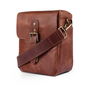 Personalisierte Leder Kamera Messenger Bag für Spiegellose, Sofortbild & DSLR Kameras - Bild 1 von 30