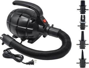 Electric Pump for Inflatables Air Mattress Pump Air Bed Pool Toy Raft Boat Quick - Picture 1 of 7